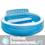 Piscina Intex Familiar com Poltrona 224x216x76 cm 57190NP