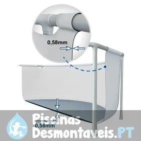 Piscina Intex Rectangular Frame 450x220x84 cm 28273NP