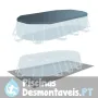 Piscina Intex Prisma Frame Oval 503x274x122 cm 26796NP