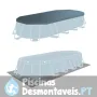 Piscina Intex Prisma Frame Oval 610x305x122 cm 26798NP
