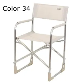 Cadeira Chef de alumínio e multifibra