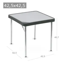 Mesa de centro de alumínio 42.5x42.5 cm