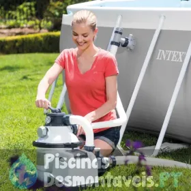 Casa de Máquinas Gre para Piscinas de Composite de 124 cm de altura TRCP124
