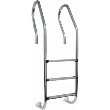 Escada Unix AISI 304 para Piscina de Madeira