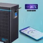 Bomba de Calor Full Inverter para piscinas elevadas ou enterradas até 75 m3