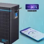 Bomba de Calor Full Inverter para piscinas elevadas ou enterradas até 45 m3