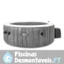 Purespa Greywood Massagem Bolhas Deluxe 196x71 cm Intex 28440Ex