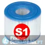 Pack 2 Cartuchos Filtro PureSpa S1 Intex 55000