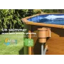 Skimmer Piscina Elevada e Bocal de impulsão Castanho Gre AR100W