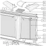 Skimmer Piscina Elevada e Bocal de impulsão Castanho Gre AR100W