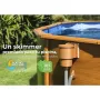 Skimmer Piscina Elevada e Bocal de impulsão Castanho Gre AR100W