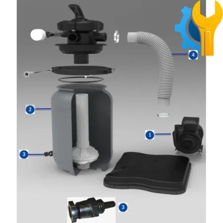 Reposições do Filtro de Areia Gre FS250NP