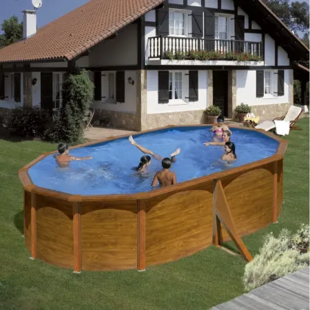 Piscina StarPool Imitação Madeira 500x350x120 P510W