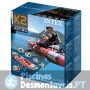 Kayak Excursión Pro 384x94x46 cm Remos de Alumínio e Bomba 68309NP