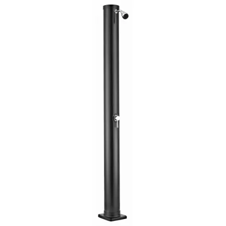 Chuveiro Solar Redondo 38 l PVC Escuro Gre AR1035