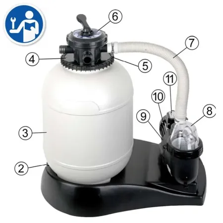 Reposições do Filtro de Areia Gre AR7051