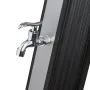 Chuveiro solar 35 l de PVC de com torneira lava-pés de cor preta Gre AR1035P