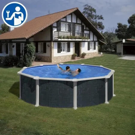 Peças de Reposição Piscinas Redondas Imitação Rattán de 132 cm - Rattán