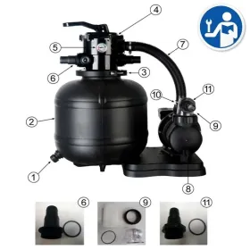 Reposições do Filtro de Areia Gre FAE380