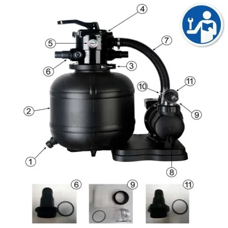 Reposições do Filtro de Areia Gre FAE380