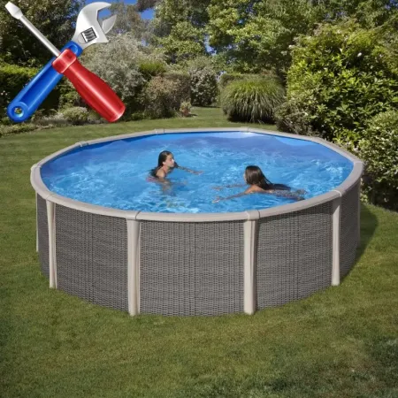 Montagem Piscina Híbridas Fusão Gre