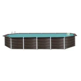 Piscina de Madeira Composite 806x386x124 8983