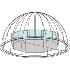 Cobertura Piscina Cúpula Circular Toi 4982