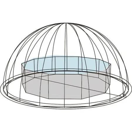 Cobertura Piscina Cúpula Circular Toi 4982