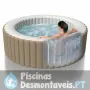 PureSpa Redondo Bolhas Bege 216x71 Intex 28408