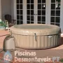 PureSpa Redondo Bolhas Bege 216x71 Intex 28408