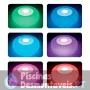 Assento Ottoman 86x33 cm com Luz Led 6 Cores Intex 68697
