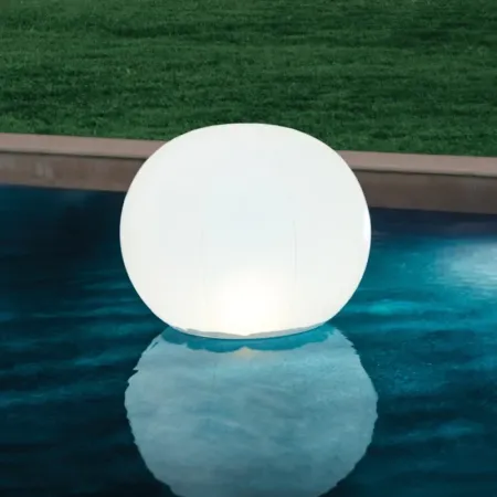 Globo Flutuante Luz Led 6 cores Intex 89x79 cm 68695