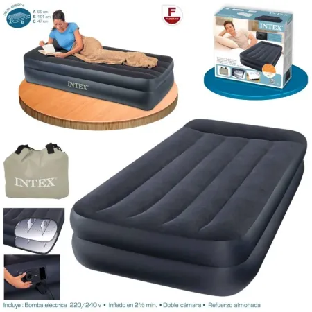 Cama Insuflável Pillow Rest Raised Bed 99x191x45 cm Intex 66706