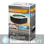 PureSpa Octogonal Deluxe Bolhas e Jets Preto Intex 28456