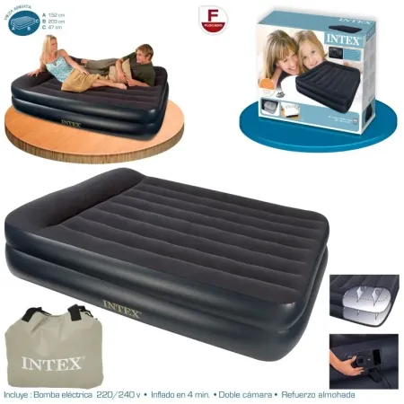 Cama Insuflável Pillow Rest Raised Bed 152x203x42 cm Intex 66702