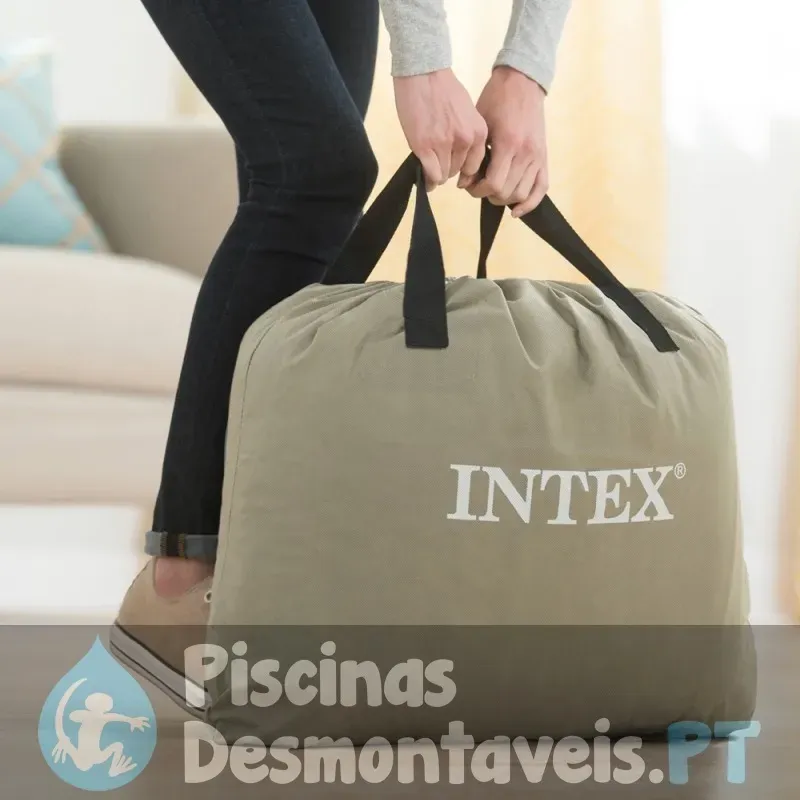 Cama de Ar DuraBeam Premaire 99x191x46 cm Intex 64472