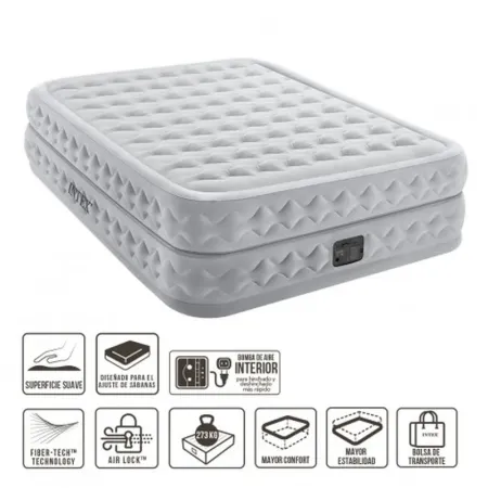 Cama de Ar Queen Supreme Air Flow 152x203x51 cm Intex 64490NP