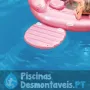 Insuflável Gigante Ilha Flamingo Party 422x373x185 cm Intex 57267EU