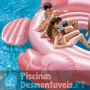 Insuflável Gigante Ilha Mega Party Flamingo 358x315x163 cm Intex 57297EU