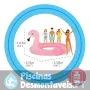 Insuflável Gigante Ilha Mega Party Flamingo 358x315x163 cm Intex 57297EU