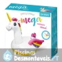 Insuflável Gigante Ilha Mega Unicórnio 251x163x145 cm Intex 57291EU