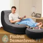 Poltrona Ultra Lounge e apoio para os pés Intex 68564NP