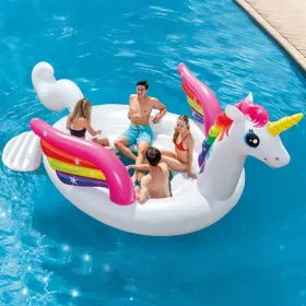Insuflável Gigante Ilha Mega Party Unicórnio 429x302x152 cm Intex 57296EU