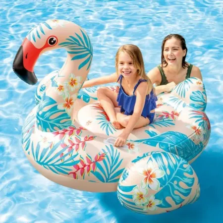 Insuflável Gigante Figura Flamingo Tropical 142x137x97 cm Intex 57559NP
