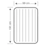Cama de Ar Dura-Beam Standard com Bomba 99x191x30 cm Intex 64116NP