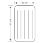 Cama de Ar Dura-Beam Standard Pillow Rest Classic 99x191x25 cm 64146NP