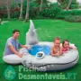 Piscina Insuflável Spray Tubarão 229x226x107 cm 57433