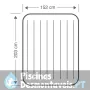 Cama de Ar Dura-Beam Standard 152x203x25 cm Intex 64103