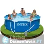 Piscina Intex Metal Frame 457x91 cm Conjunto Completo 54942