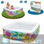 Piscina Insuflável Aquário Transparente 159x159x50 Intex 57471